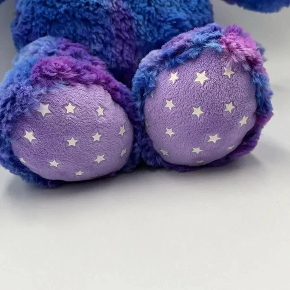 Build a Bear Stars Glow In The Dark Kitty Cat Purple Blue Starry Plush 17" - Picture 5 of 14